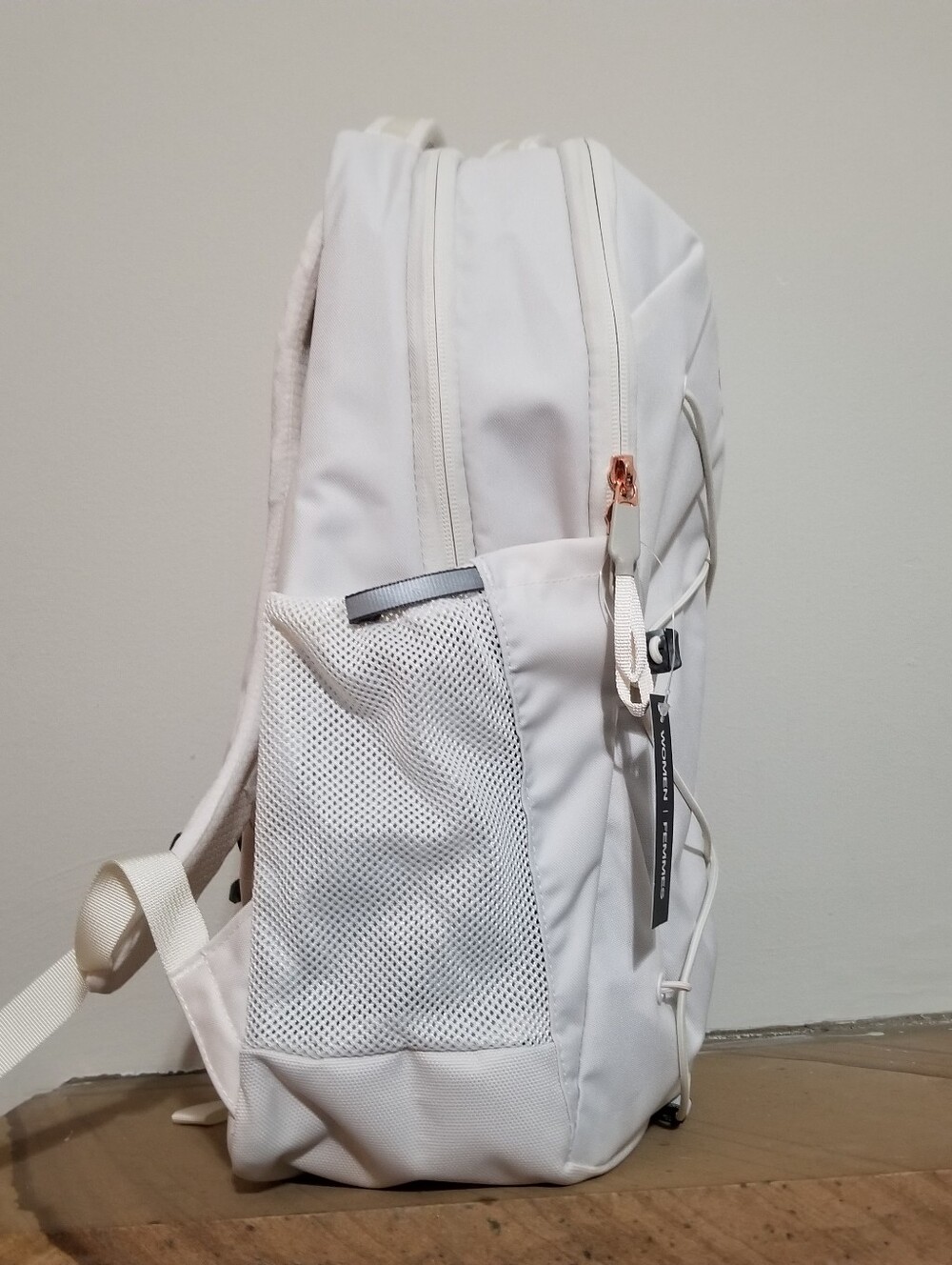 NEW! The North Face Jester Luxe Backpack in Light Cream with Rose Gold NWT - Picture 10 of 10
